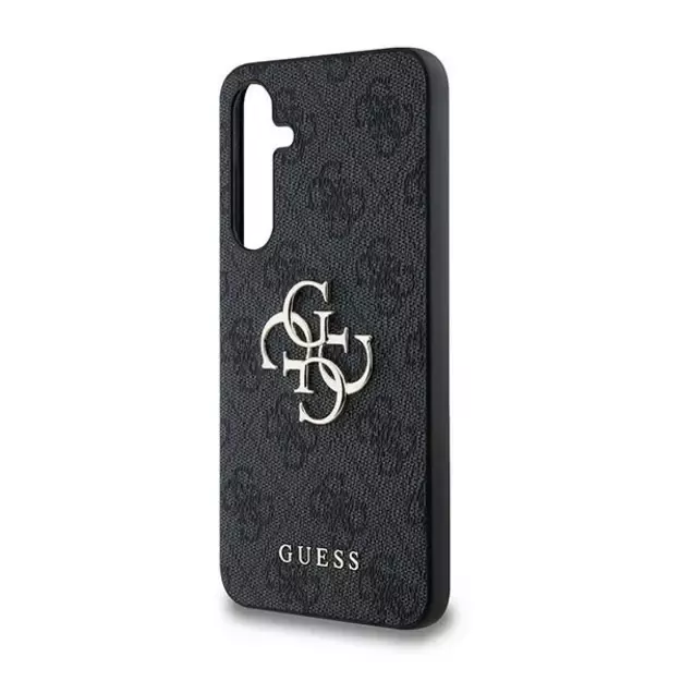 Guess 4G Big Metal Logo case for Samsung Galaxy A35 - black 12