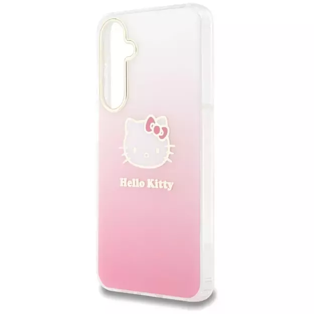 Hello Kitty IML Gradient Electrop Kitty Head case for Samsung Galaxy A55 - pink 11