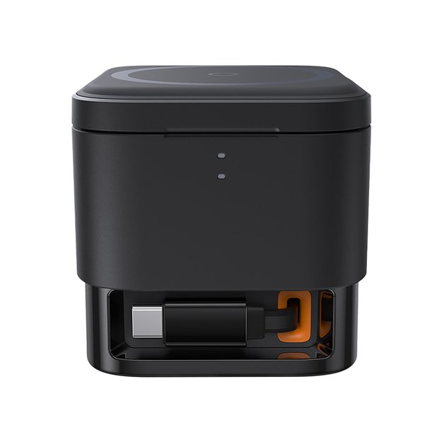 Baseus MagPro 3in1 25W MagSafe Compatible Inductive Charger for Phone and Smartwatch - Black 3