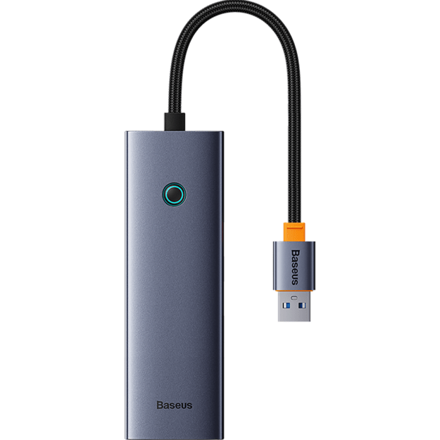 Baseus UltraJoy 4in1 USB-A Hub 3 x USB-A 3.0 + RJ45 - Gray 1