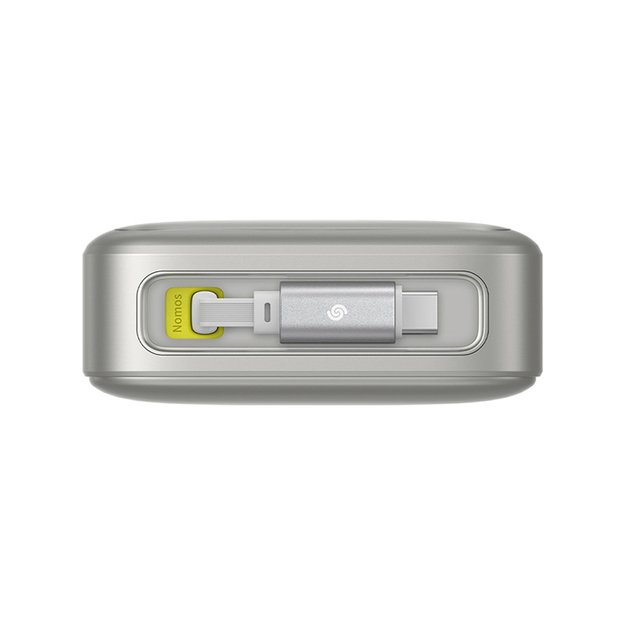 Baseus Free2Pull 20000mAh 65W Power Bank with Retractable USB-C Cable - Gray 4