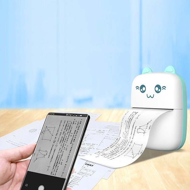 Thermal printer mini cat HURC9 - blue 1