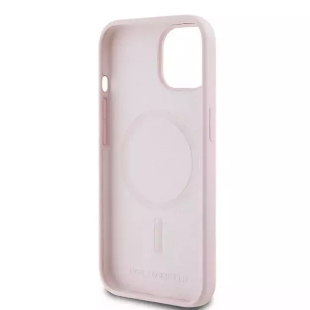 Karl Lagerfeld Silicone Karl&amp Choupette MagSafe case for iPhone 15 / 14 / 13 - pink 6