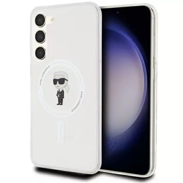 Karl Lagerfeld IML Ikonik MagSafe case for Samsung Galaxy S24+ - transparent
