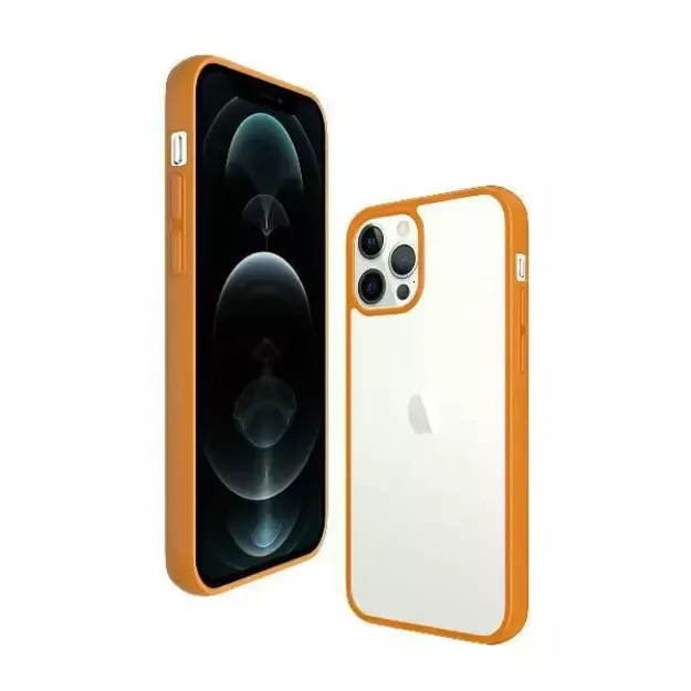 PanzerGlass ClearCase case for iPhone 12 / 12 Pro - transparent orange 2