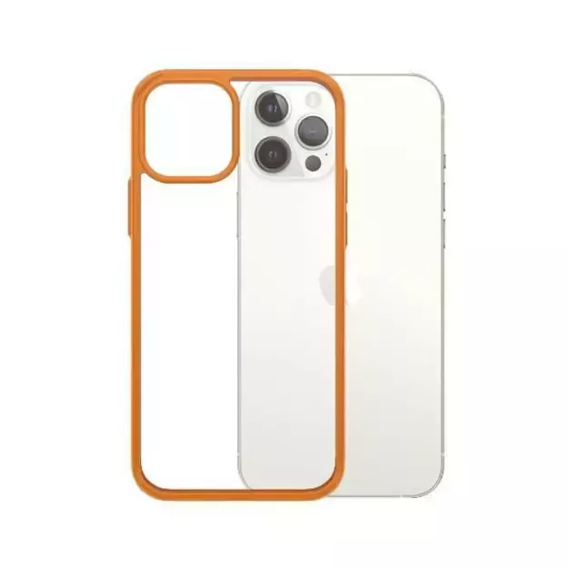 PanzerGlass ClearCase case for iPhone 12 / 12 Pro - transparent orange 1