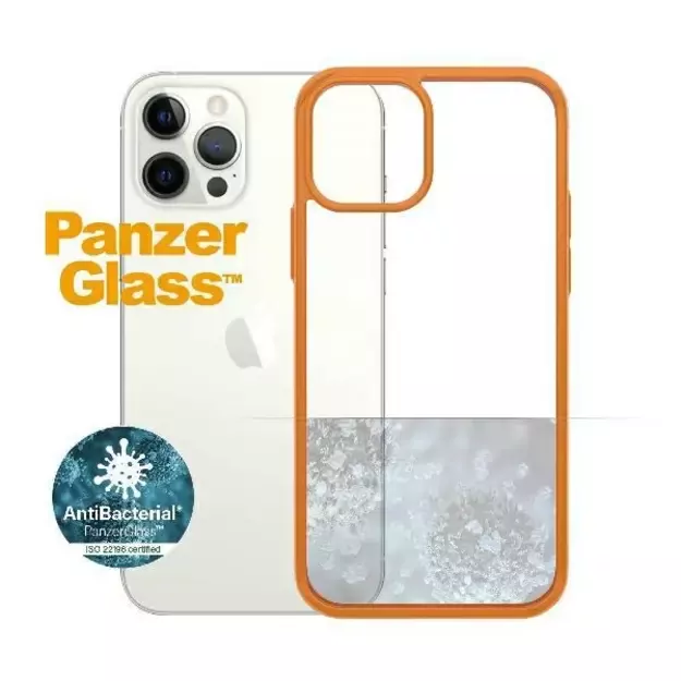 PanzerGlass ClearCase case for iPhone 12 / 12 Pro - transparent orange 4