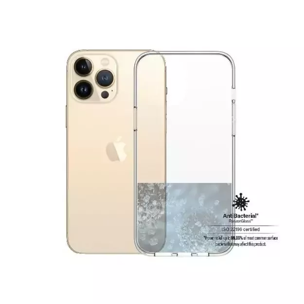 PanzerGlass ClearCase antibacterial Military Grade certified case for iPhone 13 Pro Max - transparent 2