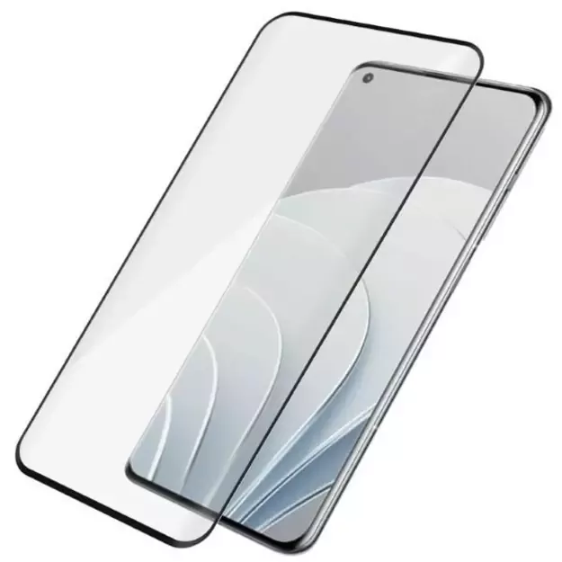 PanzerGlass E2E Microfracture antibacterial glass on OnePlus 9 Pro / 10 Pro / 11 - with black frame 1