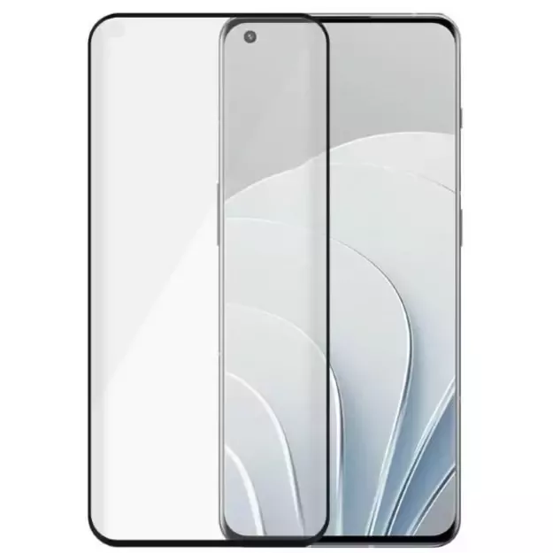 PanzerGlass E2E Microfracture antibacterial glass on OnePlus 9 Pro / 10 Pro / 11 - with black frame 3