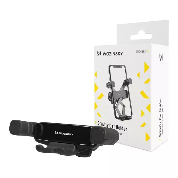 Wozinsky Gravity Car Phone Holder Black (WCHBK7) 6