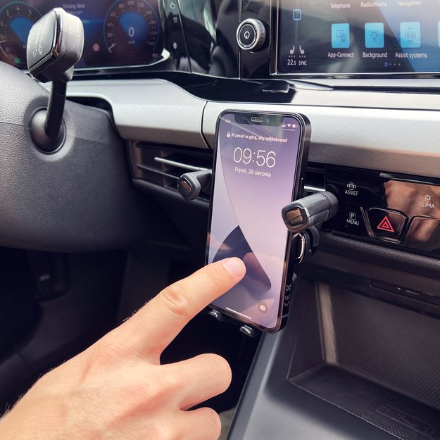 Wozinsky Gravity Car Phone Holder Black (WCHBK7) 27