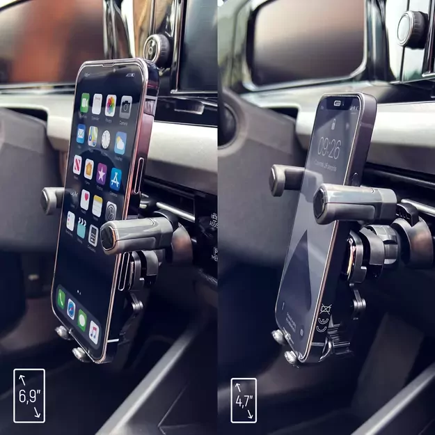 Wozinsky Gravity Car Phone Holder Black (WCHBK7) 11