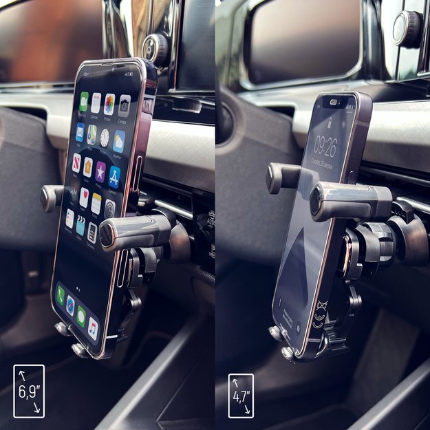 Wozinsky Gravity Car Phone Holder Black (WCHBK7) 26