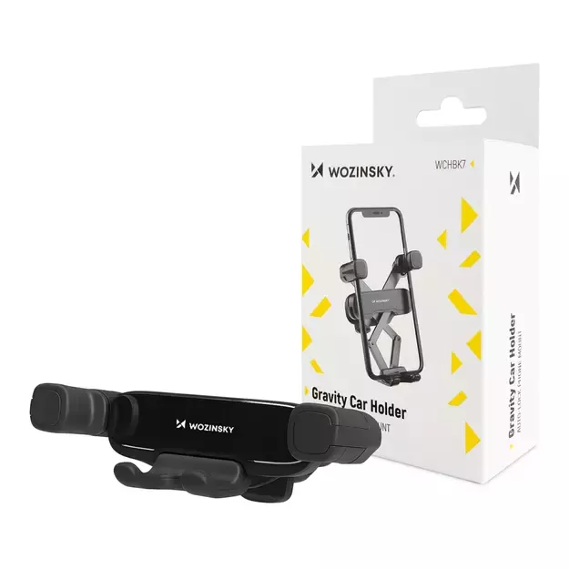 Wozinsky Gravity Car Phone Holder Black (WCHBK7) 21