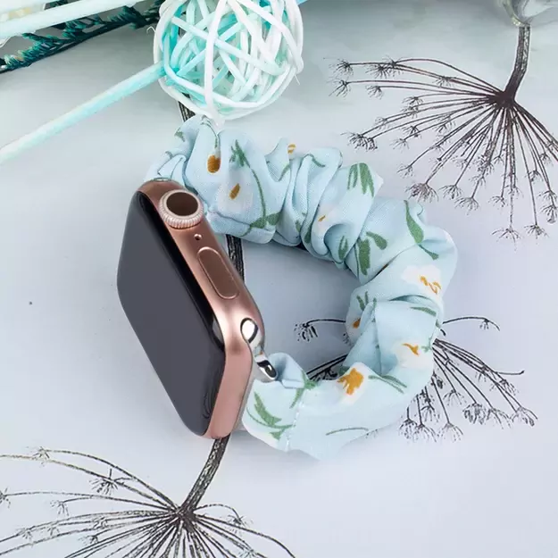 Fabric Apple Watch Band 38/40/41mm Strap Bracelet Elastic Band - Blue 1