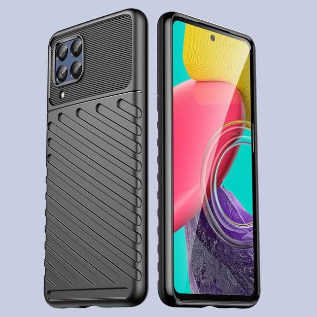 Thunder Case flexible armored cover for Samsung Galaxy M53 5G black 11