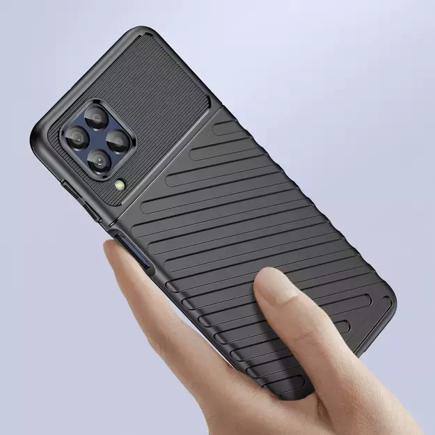 Thunder Case flexible armored cover for Samsung Galaxy M53 5G black 1