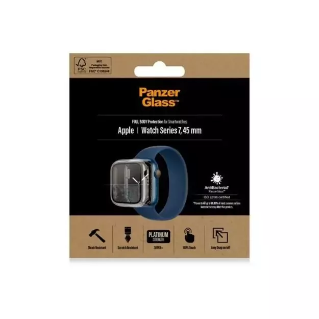 PanzerGlass Full Body case for Apple Watch 7 / 8 45 mm - transparent 8