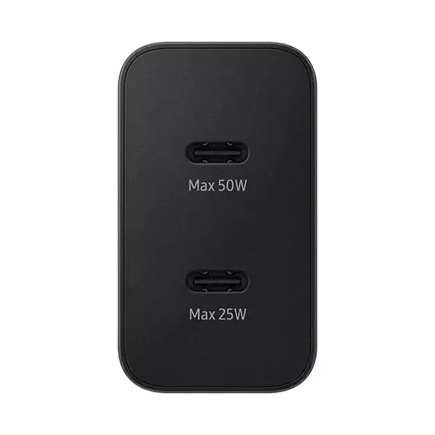 Samsung Power Adapter Duo EP-T5020XBEGEU network charger 2x USB-C 50W - black 2