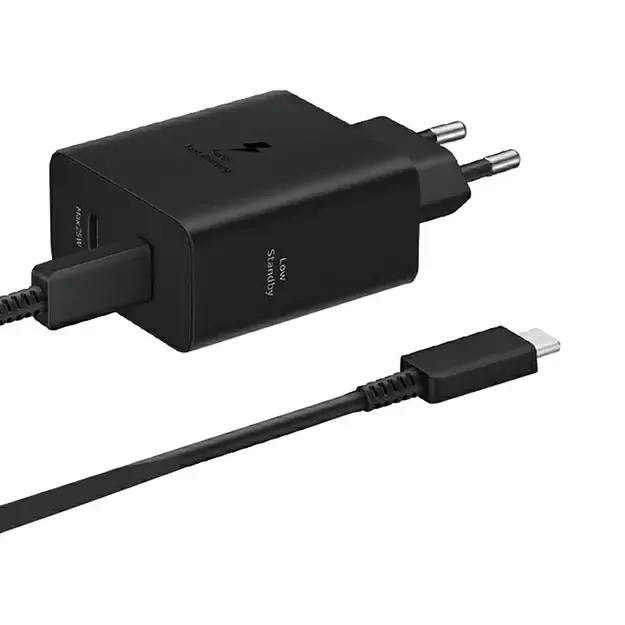 Samsung Power Adapter Duo EP-T5020XBEGEU network charger 2x USB-C 50W - black 3