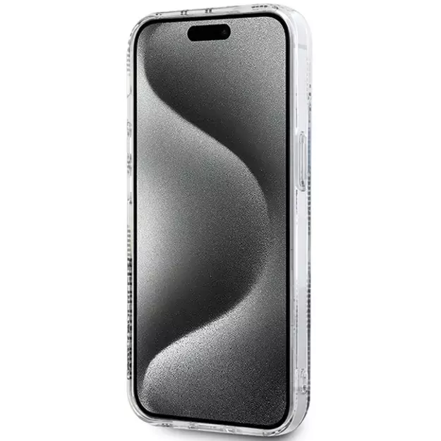 Karl Lagerfeld IML Choupette Head &amp  Monogram case for iPhone 15 / 14 / 13 - transparent 11