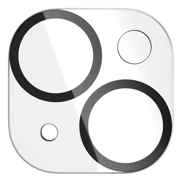 PanzerGlass Picture Perfect camera protection for iPhone 15 / 15 Plus - with black frame 6