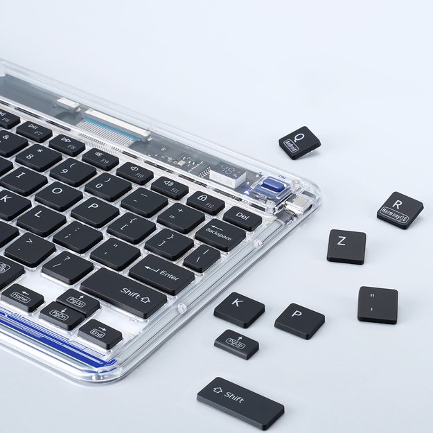 Dux Ducis Keyboard (CK Series) Wireless for Laptop / Tablet / Phone - Transparent 6