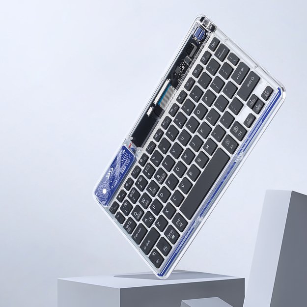 Dux Ducis Keyboard (CK Series) Wireless for Laptop / Tablet / Phone - Transparent 2