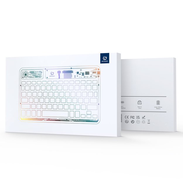 Dux Ducis Keyboard (CK Series) Wireless for Laptop / Tablet / Phone - Transparent 11