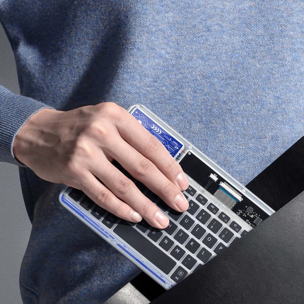 Dux Ducis Keyboard (CK Series) Wireless for Laptop / Tablet / Phone - Transparent 10