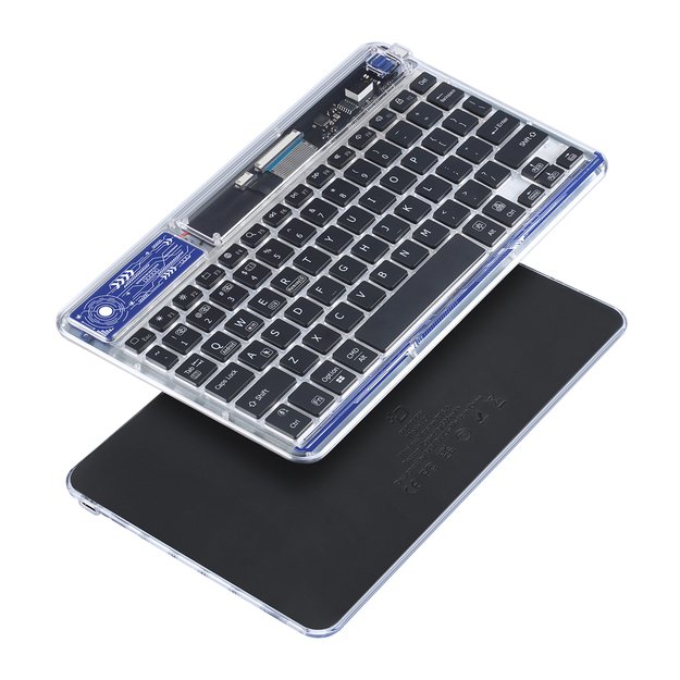 Dux Ducis Keyboard (CK Series) Wireless for Laptop / Tablet / Phone - Transparent 1