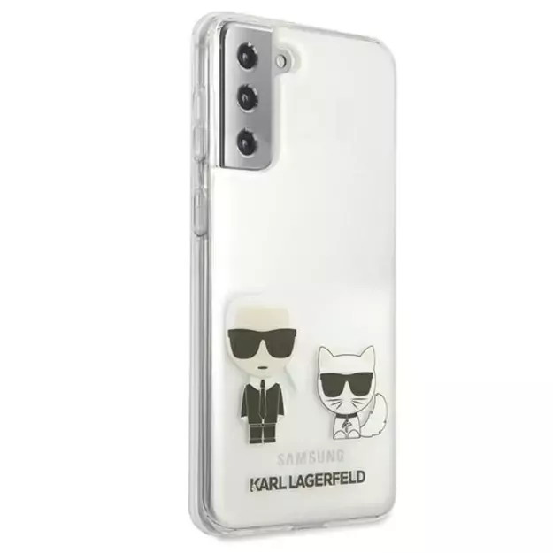 Karl Lagerfeld KLHCS21MCKTR S21+ G996 hardcase Transparent Karl & Choupette 9