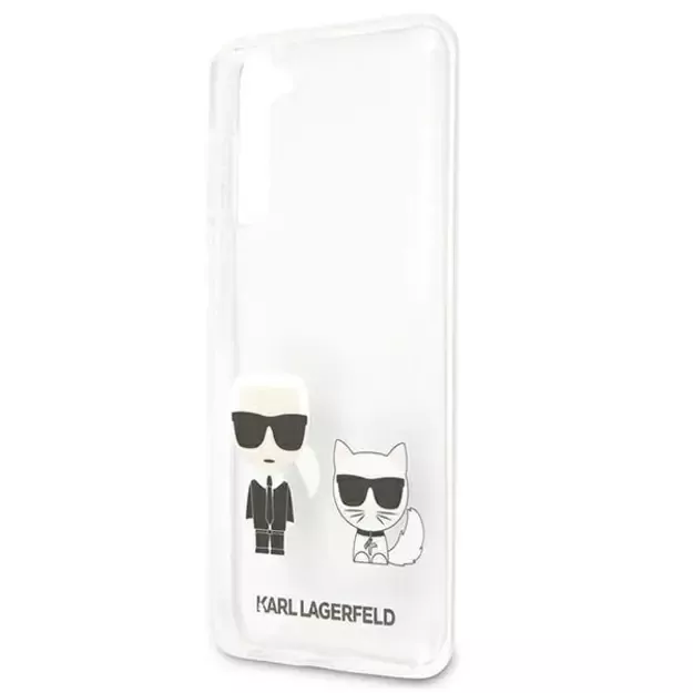 Karl Lagerfeld KLHCS21MCKTR S21+ G996 hardcase Transparent Karl & Choupette 11