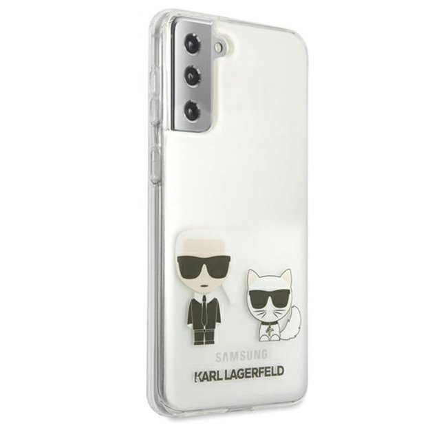 Karl Lagerfeld KLHCS21MCKTR S21+ G996 hardcase Transparent Karl & Choupette 3