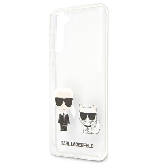 Karl Lagerfeld KLHCS21MCKTR S21+ G996 hardcase Transparent Karl & Choupette 5