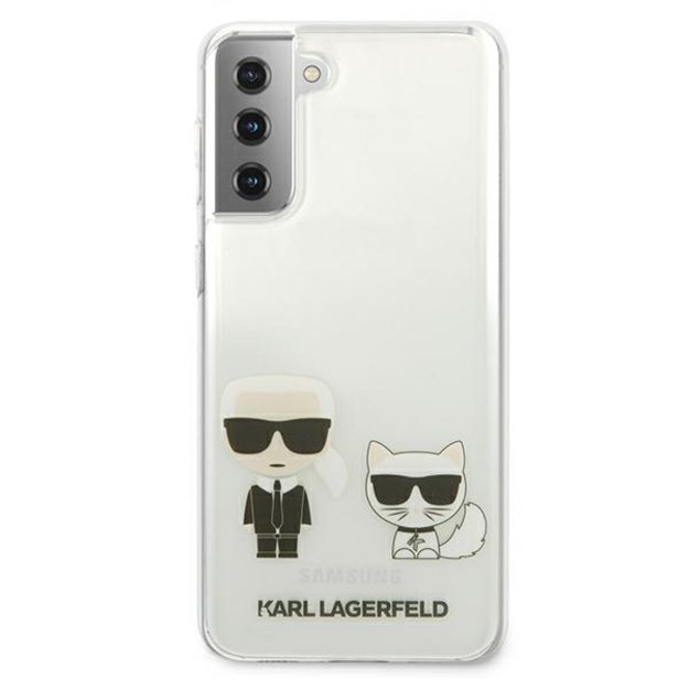 Karl Lagerfeld KLHCS21MCKTR S21+ G996 hardcase Transparent Karl & Choupette 2
