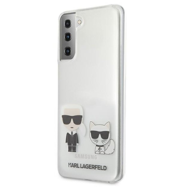 Karl Lagerfeld KLHCS21MCKTR S21+ G996 hardcase Transparent Karl & Choupette 1