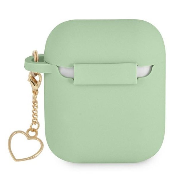 Guess GUA2LSCHSN AirPods cover green/green Silicone Charm Heart Collection 3