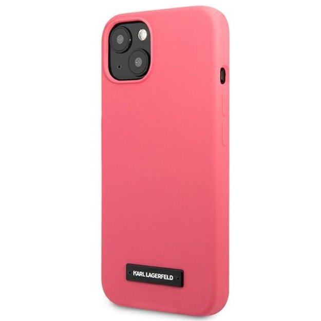 Karl Lagerfeld KLHCP13SSLMP1PI iPhone 13 mini 5,4  hardcase fuksja/fuchsia Silicone Plaque 8