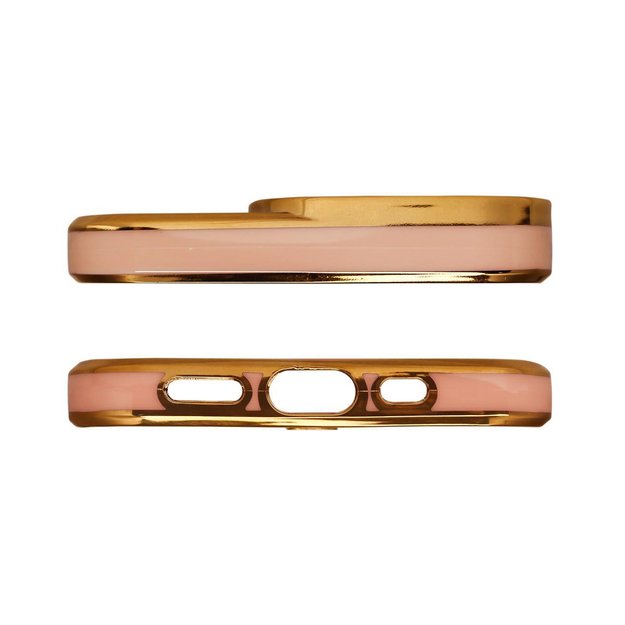 Fashion Case Case for Samsung Galaxy A12 5G Gold Frame Gel Cover Gold 3