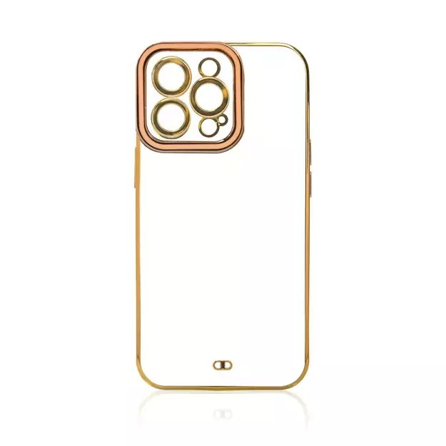 Fashion Case Case for Samsung Galaxy A12 5G Gold Frame Gel Cover Gold 2