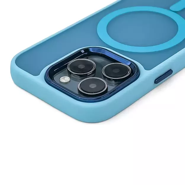 Magnetic Collection MagSafe case for iPhone 16 Plus - light blue 8