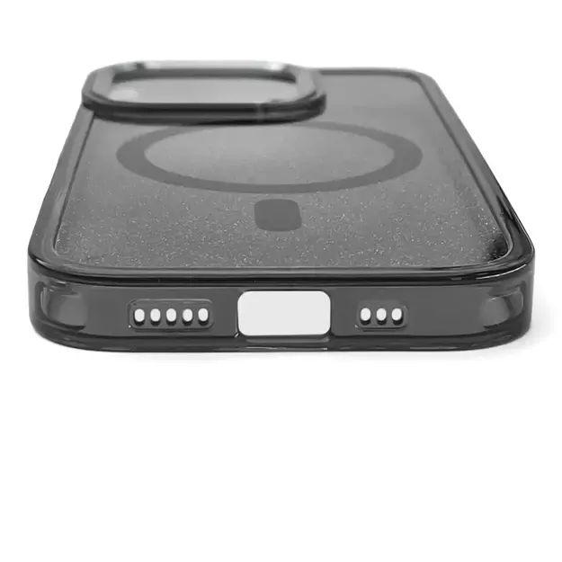 Glitter Case MagSafe for iPhone 16 Plus - black with glitter 3