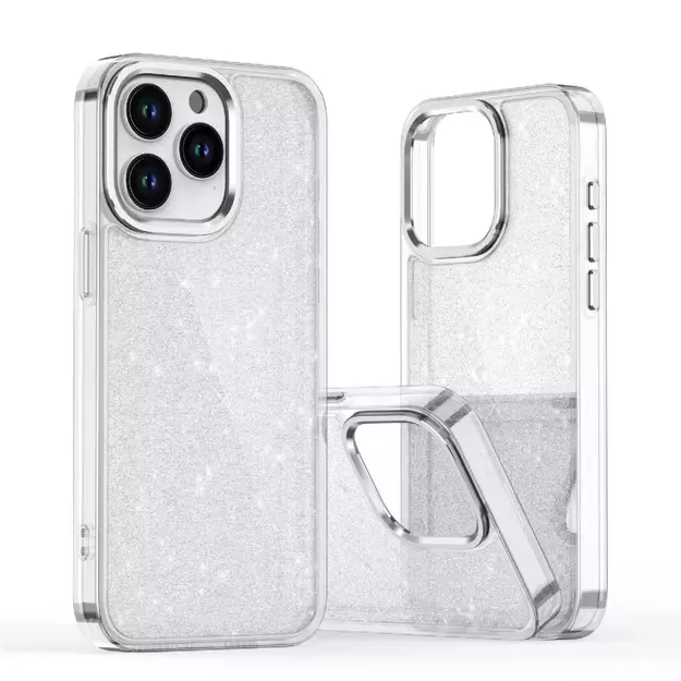 Glitter Case for iPhone 16 Pro Max - transparent with glitter 5