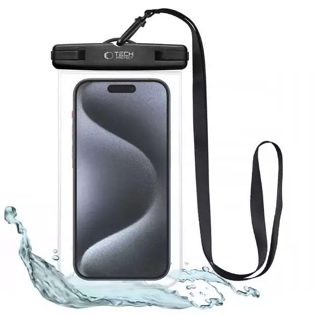 Tech-Protect UWC7 waterproof case universal for smartphones up to 6.9&quot  - black