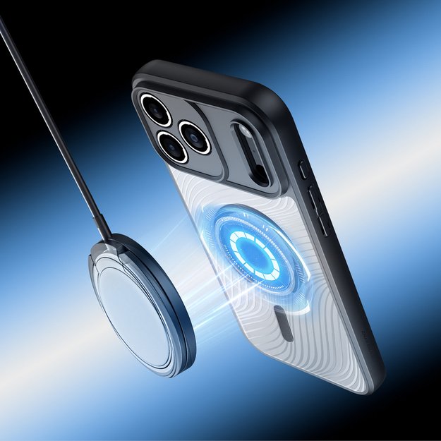 Dux Ducis AIMO Mag Case for iPhone 17 Pro Max Compatible with MagSafe - Black 3