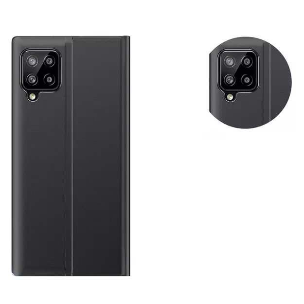 Sleep Case Bookcase Type Case with Smart Window for Samsung Galaxy A22 4G black 12