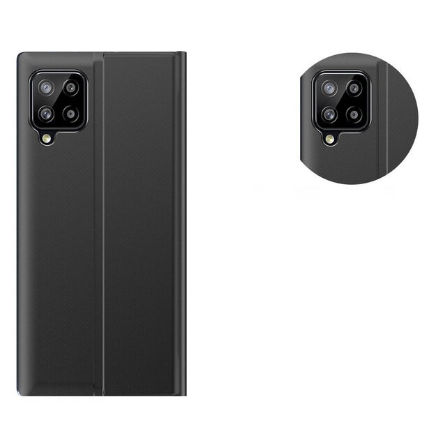 Sleep Case Bookcase Type Case with Smart Window for Samsung Galaxy A22 4G black 4