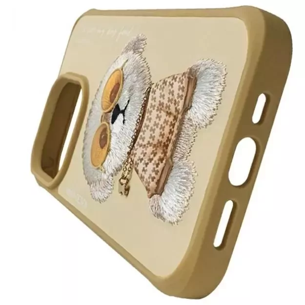 Nimmy Glasses Cool Case for iPhone 15 Pro Max - Beige 5